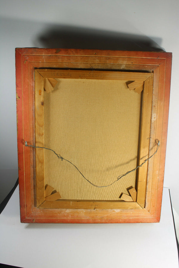 Gorgeous horse stable oil canvas painting signed attr to  W verschuur