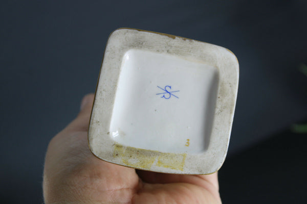 German scheibe alsbach napoleon Figurine statue marked