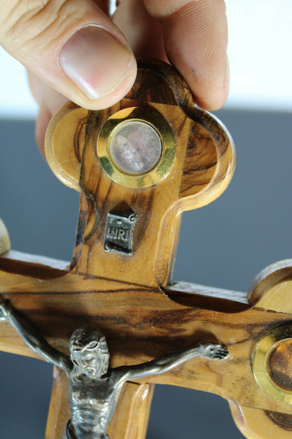 Small JERUSALEM Cast resin cross relic religious