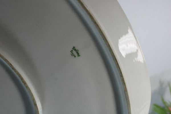 XL French limoges hand paint haviland Floral plate presentation tray