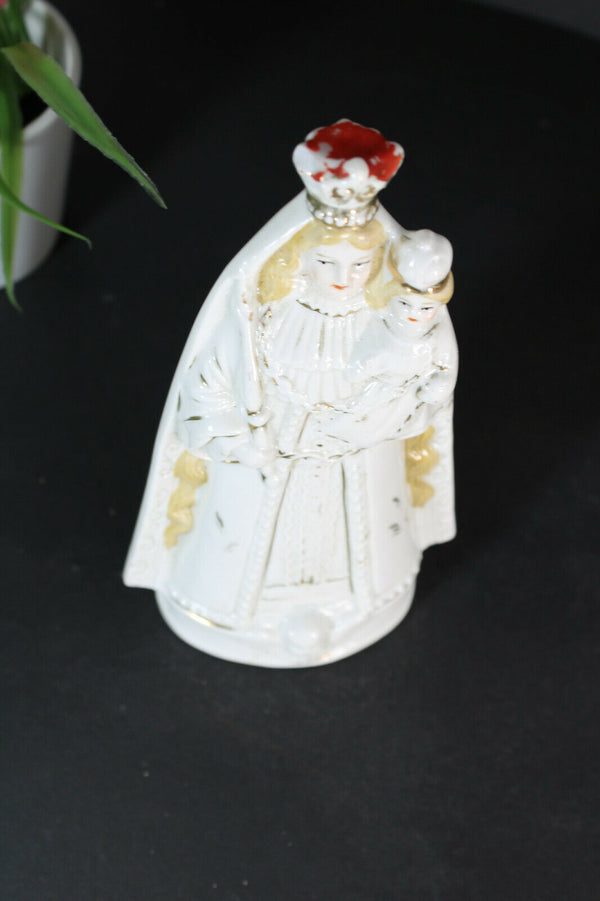 German porcelain madonna statue figurine