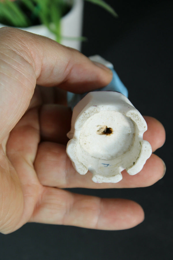 Antique french vieux paris porcelain madonna figurine statue