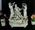 XL Rare Bisque MULLER SCHWARZA porcelain marked Sculpture Group Dionisius  rare