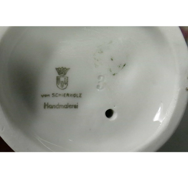 Set 10 German schierholz porcelain marked Musician figurine angels cherubs