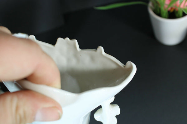 SEt Antique french religious vieux paris porcelain vases chapen madonna joseph