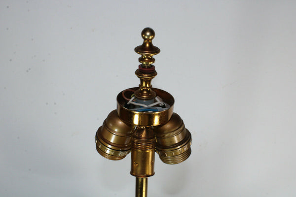 Hollywood regency MAISON DEKNUDT Bronze eagle table lamp 1970