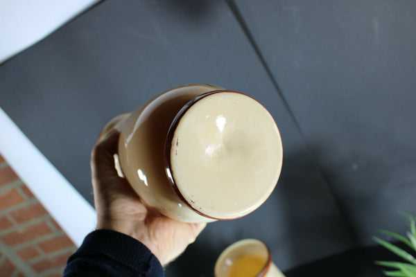 PAIR opaline glass french Portrait girl enamel decoration Vases