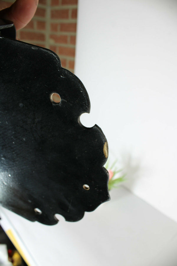 Antique french napoleon III paper mache Wall letter holder