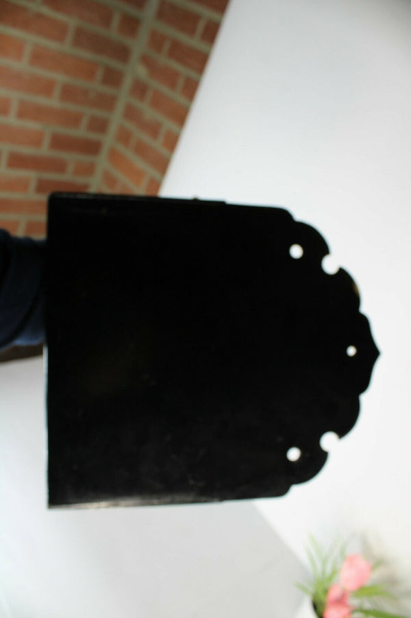 Antique french napoleon III paper mache Wall letter holder