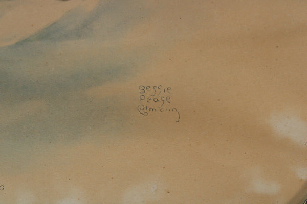 pair Original 1918 Bessie Pease Gutmann Prints baby signed