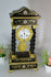 Antique napoleon III Wood inlay column clock