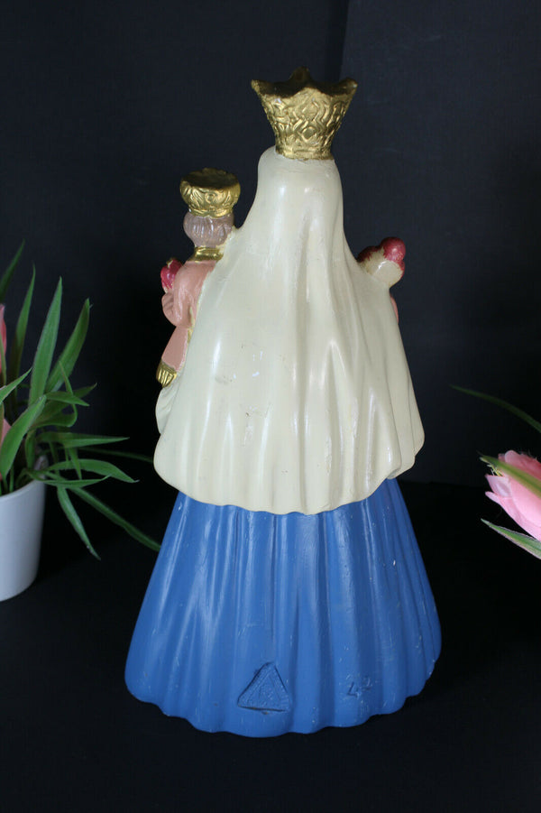 Antique Brussels OLV de Boom Madonna saint figurine statue marked