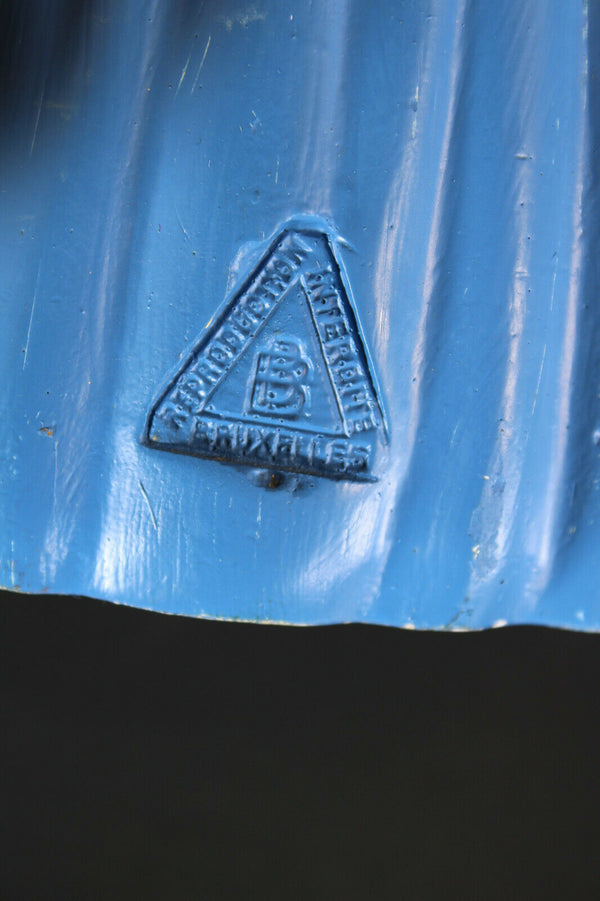 Antique Brussels OLV de Boom Madonna saint figurine statue marked