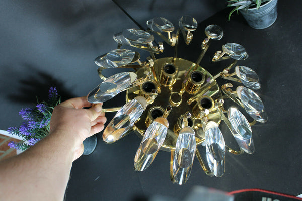 Hollywood regengy 1970 Flush Mount lamp Oscar Torlasco for Stilkronen rare n2