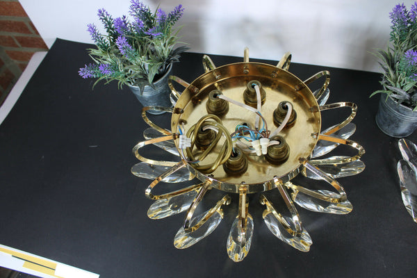 Hollywood regengy 1970 Flush Mount lamp Oscar Torlasco for Stilkronen rare n2