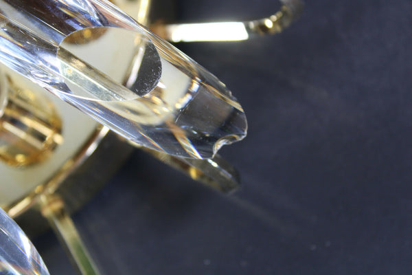 Hollywood regengy 1970 Flush Mount lamp Oscar Torlasco for Stilkronen rare n2