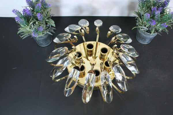 Hollywood regengy 1970 Flush Mount lamp Oscar Torlasco for Stilkronen rare n2