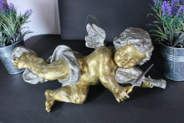 vintage 1970s hanging angel cherub figurine