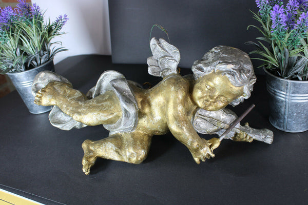 vintage 1970s hanging angel cherub figurine