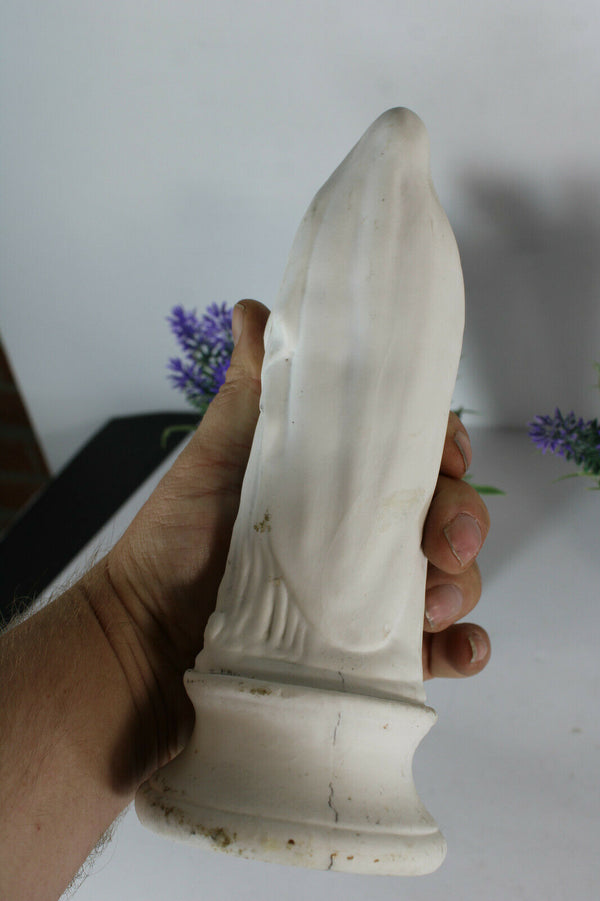 Porcelain bisque elizabeth thuringen religious statue figurine letu mauger