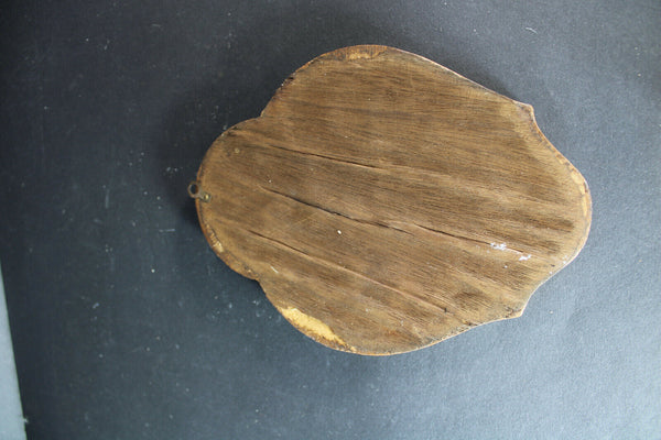 vintage italian religious plaque wall saint anthony with child