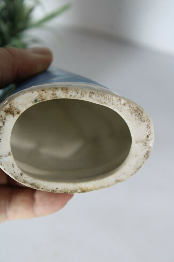 antique French notre dame de bonsecours madonna figurine statue angels