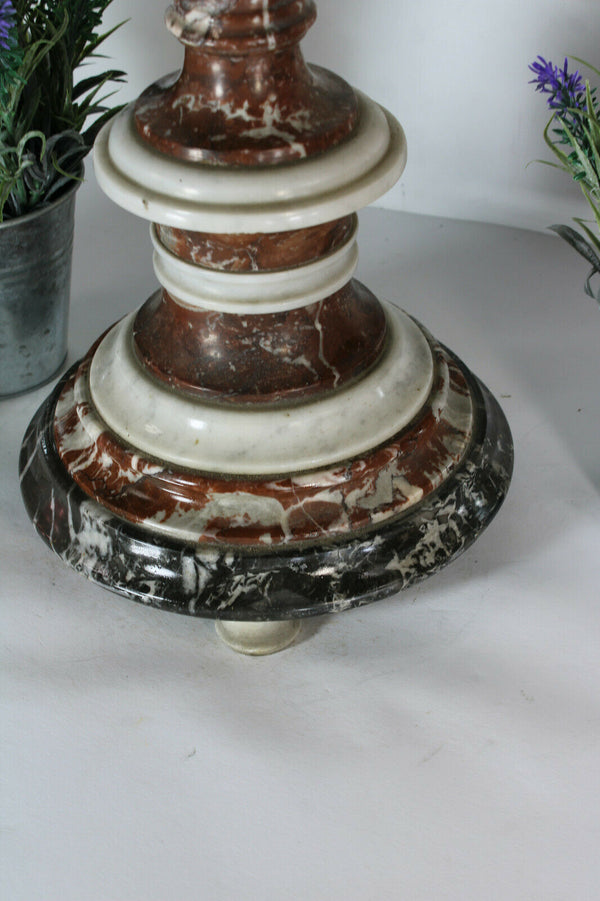 Antique large French religious marble crucifix