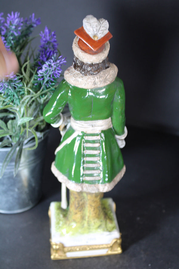 Scheibe alsbach German porcelain napoleon officer statue figurine murat