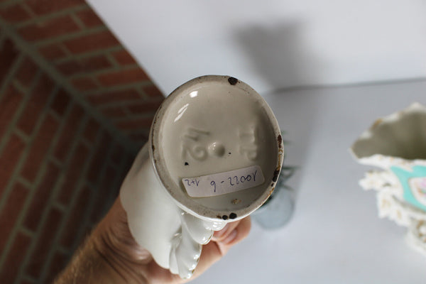 SET 3 vieux paris porcelain floral vases