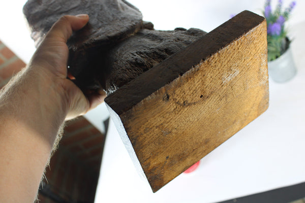 Antique Flemish 17thc Wood carved saint nicholas children statue sculpture rare