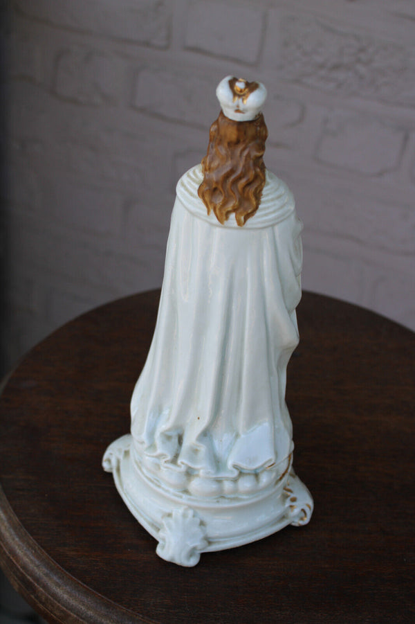 Rare antique Vieux paris porcelain statue mary of Filippsburg religious
