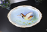 XL Antique LIMOGES marked porcelain hand paint bird tray plate