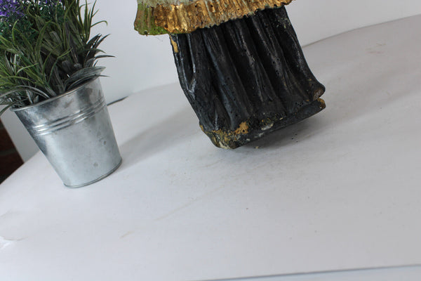 Rare antique John of Nepomuk Wood carved polychrome statue sculpture 18thc