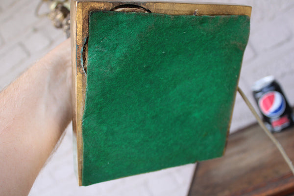 Hollywood regency maison DEKNUDT 3 graces figural lamp 1970s onyx marble brass