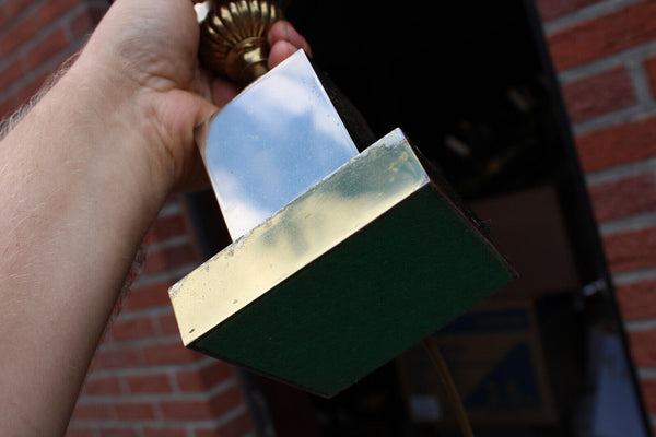 Hollywood regency Pineapple Table Lamp Brass Chrome Maison Boulanger 1970s