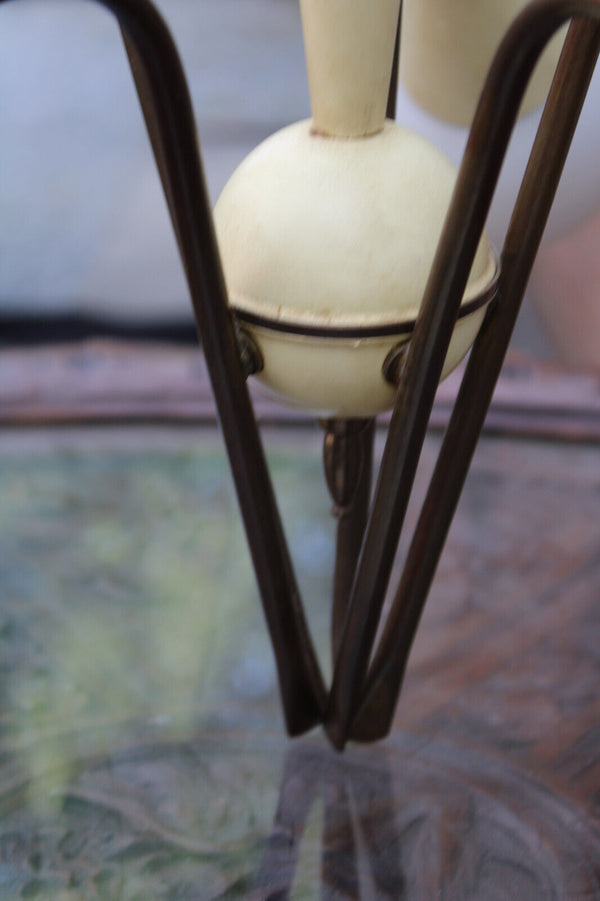 Italian stilnovo design spider mid century retro chandelier 1970