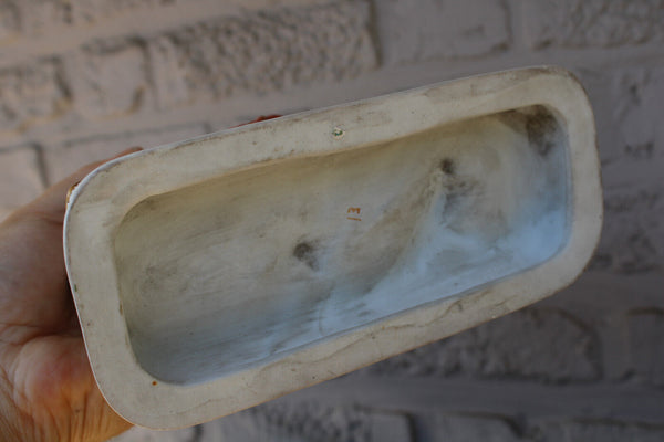 German Scheibe alsbach porcelain marked napoleon prince eugene horse statue