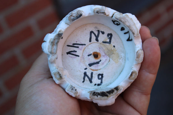 Antique french vieux paris porcelain madonna child figurine statue religious