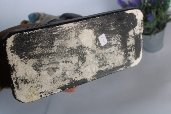 Antique flemish ceramic our lady ter Muilen madonna donkey figurine statue