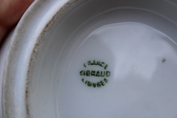 Antique LIMOGES marked porcelain religious Vases