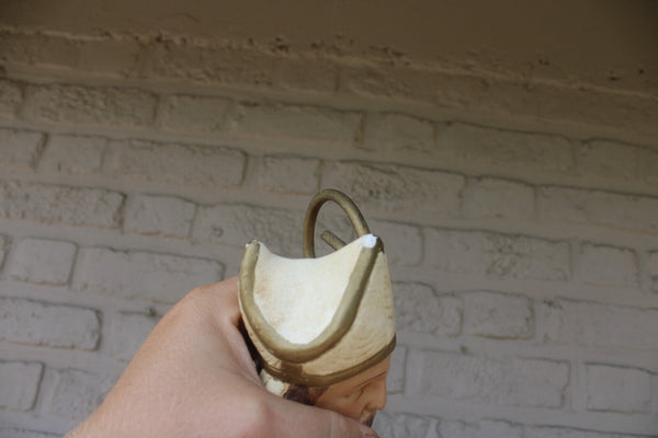 antique XL ceramic saint nicholas saint bishop statue sculpture religious