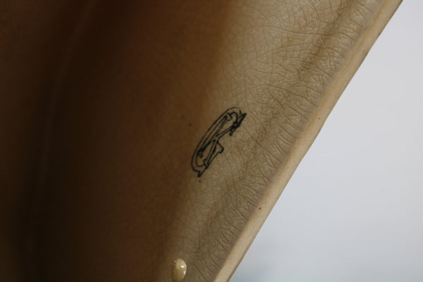 PAIR GIEN Faience mythological putti cherub scene caraytid head wall consoles