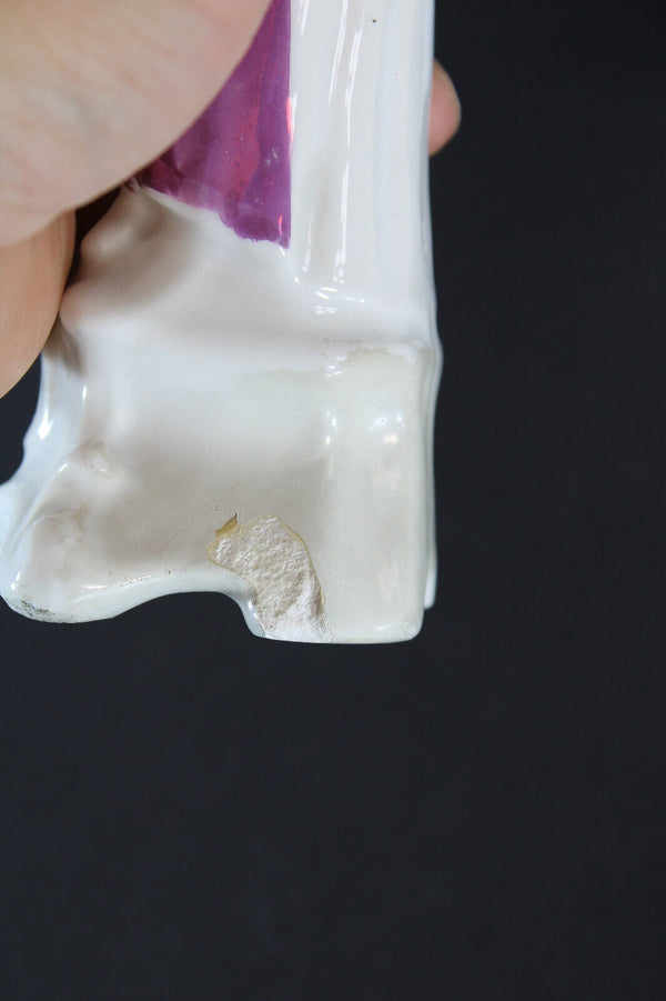 Antique vieux paris porcelain saint anthony figurine statue religious