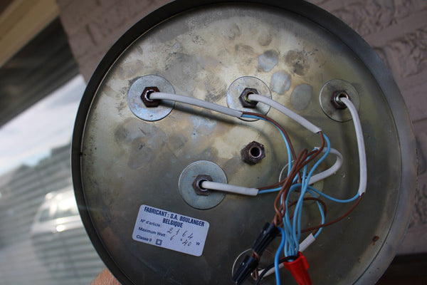 Mid century Boulanger design SCIOLARI white tube flush mount lamp chandelier