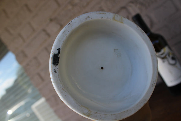 Antique vieux andenne belgian bisque porcelain saint joseph figurine statue