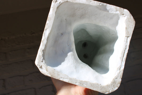 Antique Large Saint Vincentius Bisque porcelain Statue figurine