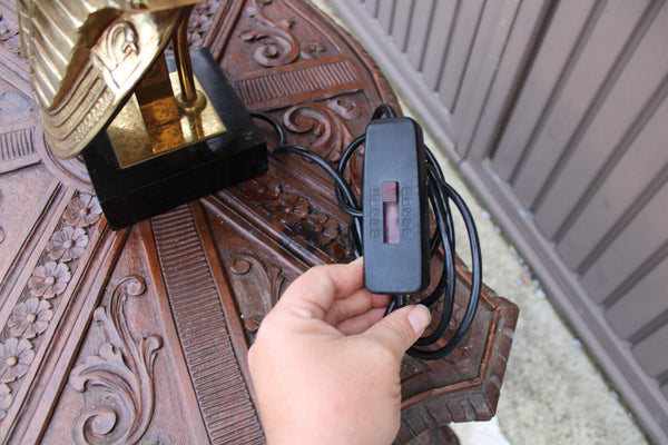 Hollywood regency mid century PHARAOH lamp maison jansen for deknudt 1970