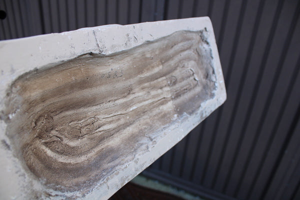 XL Ceramic chalk antique Religious morning prayer Sculpture statue