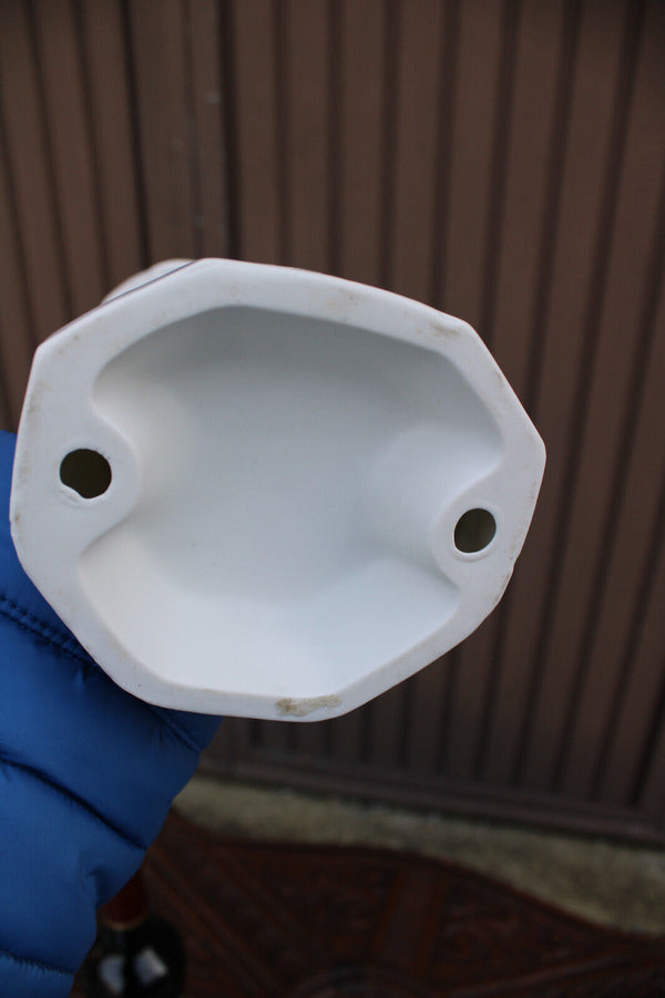 Antique french bisque porcelain saint anthony statue religious