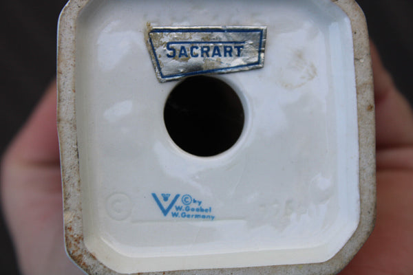 Vintage German Reinhold Unger GOEBEL marked madonna porcelain figurine statue